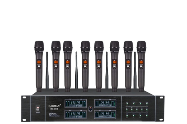 UHF一拖八無線會議話筒/HM-8218